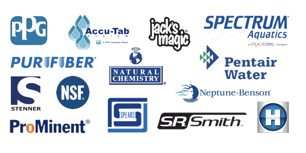 Triangle Pools - logos for commercial