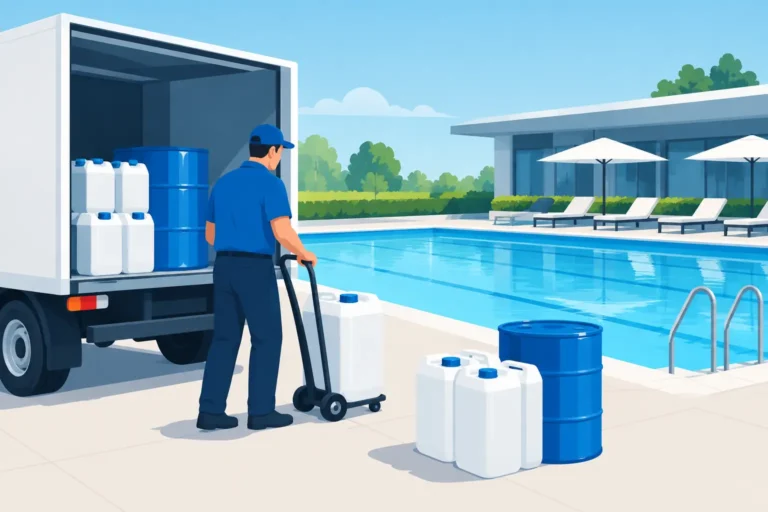 Commercial Pool Chemical Delivery That Keeps You Ready