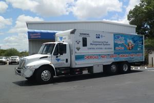 State-Of-The-Art Trucks | Triangle Pool Service State-Of-The-Art Trucks | Triangle Pool Service
